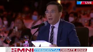 SMNI Presidential Debate 2022 Would You Publicize Your SALN [upl. by Block891]