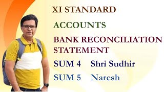 Bank Reconciliation Statement  Class 11 Accounts  Gujarat Board  Shri Sudhir  Naresh  GSEB [upl. by Nnylyar]