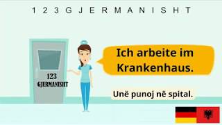 Prezantimi në Gjermanisht  Profesioni i infermieres  Gjermanisht për fillestarë [upl. by Aihsek]