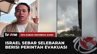 Israel Sebar Selebaran di RS Indonesia Gaza Desak Warga Evakuasi  AKIS tvOne [upl. by Nork]