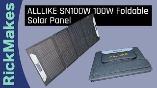 ALLLIKE SN100W 100W Foldable Solar Panel [upl. by Anallise913]