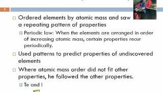 82 The Development of the Periodic Table [upl. by Ajed4]