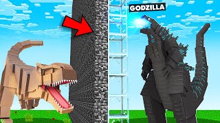 I Summoned GODZILLA In Minecraft Mob Battle [upl. by Aihsat]