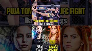 Don’t Miss First FEMALE UFC Fighter  Puja Tomar’s UFC Fight🔥 [upl. by Lehteb]