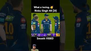 Rinku on a fire 🔥 cricket rinkusingh gujrattitans kkr ipl bcci cricketlover facts subscribe [upl. by Atsocal]