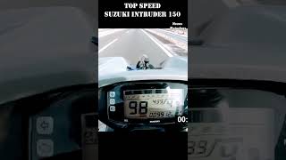 Suzuki intruder 150 Top Speed [upl. by Chiarra]