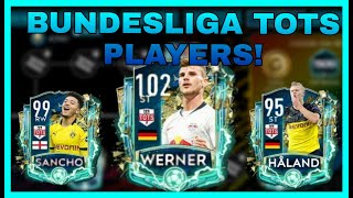 BUNDESLIGA TOTSSF PLAYERS REVEALED FIFA MOBILE 20 [upl. by Alten]