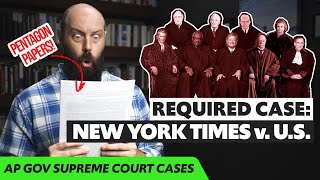 New York Times v United States EXPLAINED AP Gov Required Cases [upl. by Kcub]