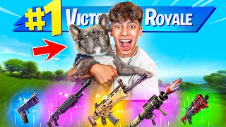 Letting my PUPPY Pick my LOOT in Fortnite [upl. by Prisca]