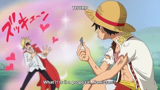 one piece namis proposal to sanji [upl. by Norval327]