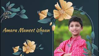 AMARA ANANYA Half saree AND ISHAAN DHOTHI invitation [upl. by Nesaj]