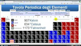 Tavola Periodica degli Elementi [upl. by Ynahpets]