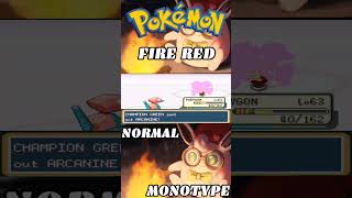 Pokemon Fire RedNormal MonotypeGreen [upl. by Llenoj]