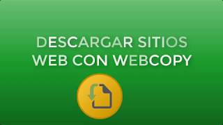 DESCARGAR SITIOS WEB COMPLETOS CON WEBCOPY 2017 [upl. by Hepsoj826]