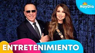 Aseguran que Thalía y Tommy Mottola se habrán separado por infidelidad  Hoy Día  Telemundo [upl. by Merissa]