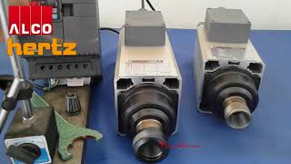 Hertz Spindle 5 5kw 18000CK Testing [upl. by Rhtaeh]