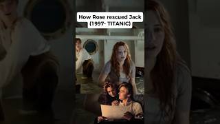 Titanic 1997  How Rose saved Jack love titanic movie funny lovestory shorts viralvideo [upl. by Elleda]