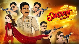 Singham Again Movie Spoof  Cartoon Smash [upl. by Scoville]