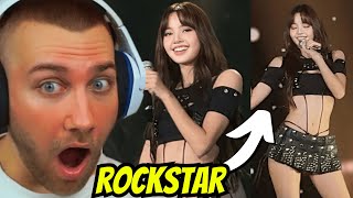 Lisa INSANE quotRockstarquot PERFORMANCE Singapore FAN Meetup  REACTION [upl. by Adlin]