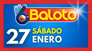 Resultados del BALOTO REVANCHA del sabado 27 de ENERO de 2024 💫✅💰 [upl. by Nealon]