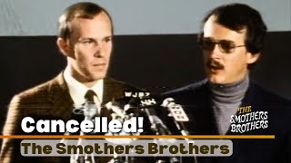 Cancelled  The Smothers Brothers Comedy Hour Post Cancellation Press Conference [upl. by Durnan]