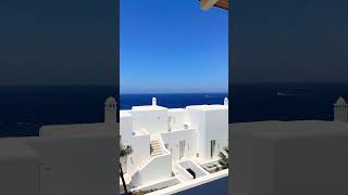 Dreamy Mykonos😍 greekisland mykonos mykonoshotel greece mykonosisland travelvlog travelshort [upl. by Attirb]