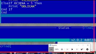 10 QBasic  Naredba ELSEIF [upl. by Ahon675]