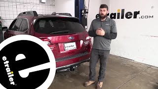 etrailer  Hopkins PlugIn Simple Vehicle Wiring Harness Installation  2017 Subaru Outback Wagon [upl. by Enaud]