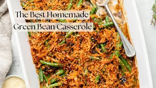 Healthy Homemade Green Bean Casserole [upl. by Jo Ann631]