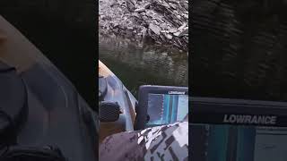 When fishing with the hulla grub it just hits different fishing bassfishing gopro kayakfishing [upl. by Aleihs]