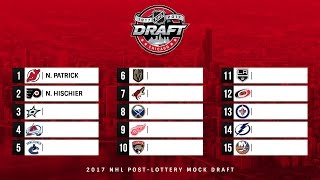 NHL 2017 MOCK DRAFT [upl. by Electra183]