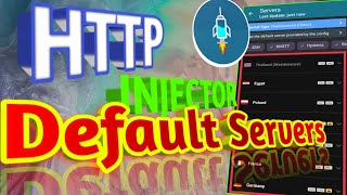 How to Set Up HTTP Injector Default Servers Quick Tutorial [upl. by Raamal]