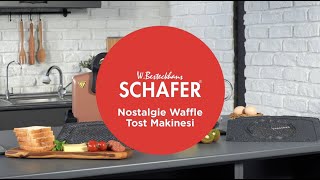 Nostalgie Waffle Tost Makinesi [upl. by Sternick]