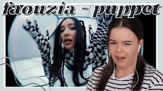 Faouzia  Puppet Official Music Video Reaction  Carmen Reacts [upl. by Echikson562]