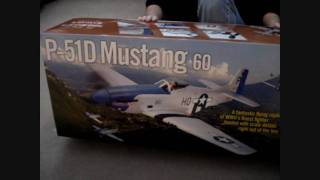 Hangar 9 Blue Nose P51 Mustang Build Video Part I [upl. by Ycniuqal]