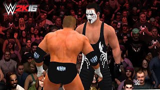 WWE 2K16  Triple H vs Sting Extreme Rules Match WrestleMania 31 [upl. by Patrice]