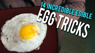 14 Incredible Edible EGG Tricks [upl. by Weiner]