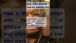 Famous Faces 🧑‍🎤👩‍🎤 Maya Angelou [upl. by Lavella]