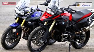 Comparativo BMW F 800 GS Adventure x Triumph Tiger 800 [upl. by Uolymme]