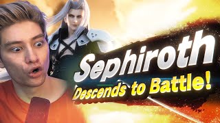 Leffen reacts to Sephiroth coming to Smash Ultimate [upl. by Ylremik68]