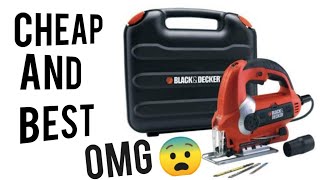 Black amp Decker 600W Jigsaw unboxing and testing [upl. by Gibbons]