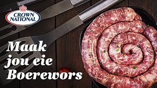 Maak jou eie Boerewors [upl. by Stockmon]