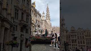 Grand Place de Bruxelles belgium youtubeshorts youtube video ytshorts viralvideo vlog blog [upl. by Sehcaep]