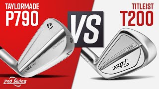 TAYLORMADE P790 vs TITLEIST T200  2023 Golf Irons Comparison [upl. by Hsetim]