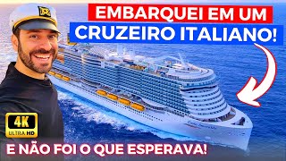 EMBARCAMOS NA COSTA CRUZEIROS Como é Viajar no Costa Smeralda e Toscana Maiores Cruzeiros Italianos [upl. by Lleynad]