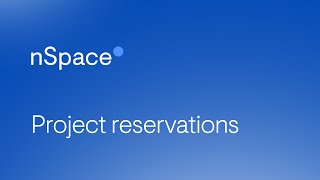 How to file a project reservation [upl. by Neimad]