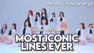 the most iconic lines EVER SAID in kpop songs [upl. by Nnylear]