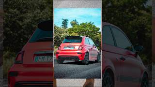 Red cars are on another level ❤️🔥 • abarth 595 redcar carphotography [upl. by Dnomse]