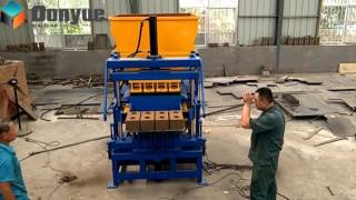 Compressed earth bricks making machine [upl. by Ainyt552]