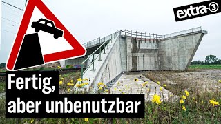 Realer Irrsinn Brücke ohne Zugang in Brandenburg  extra 3  NDR [upl. by Ailee]